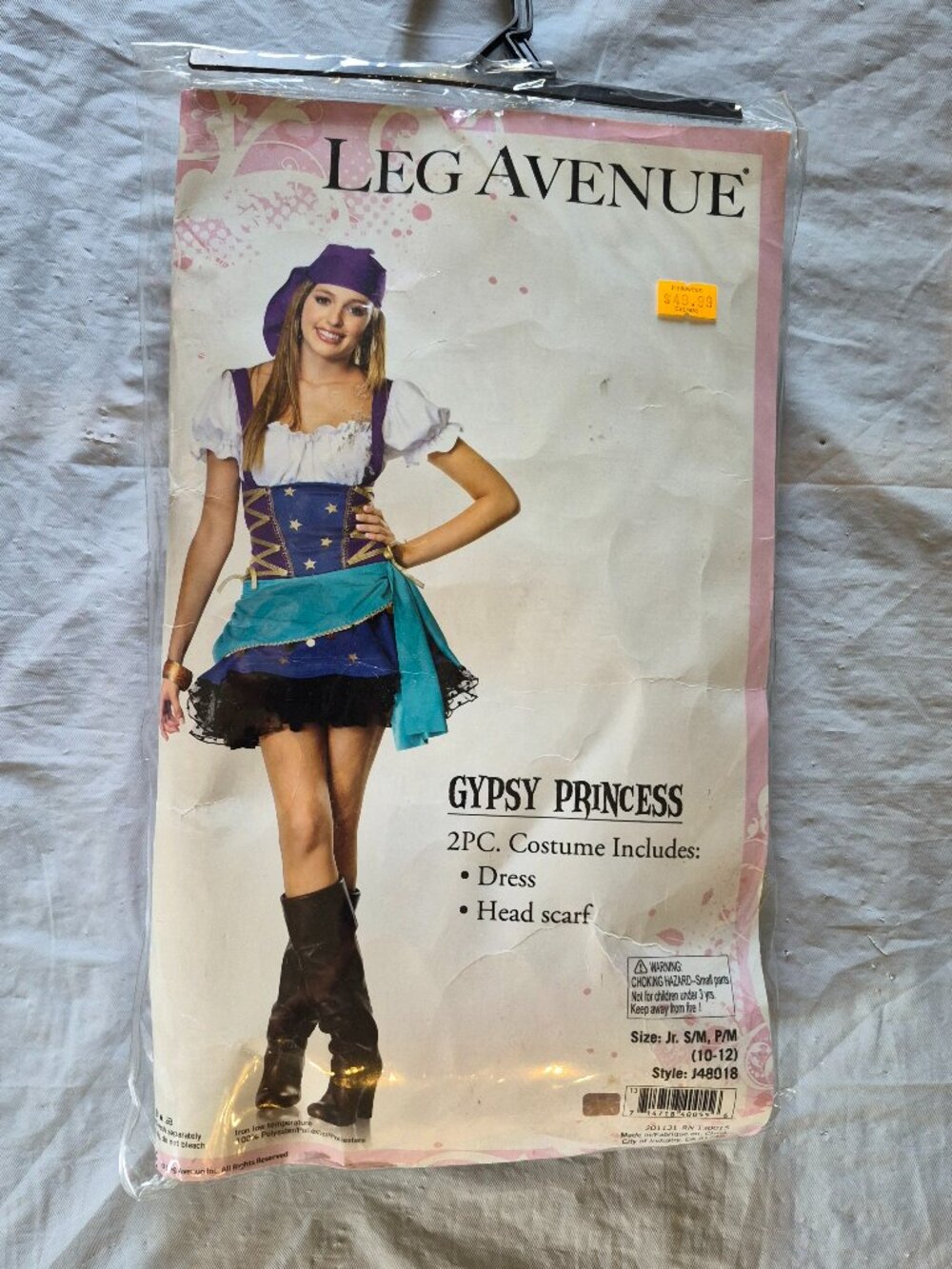 NWT Leg Avenue Junior's S/M Gypsy Princess Halloween Costume